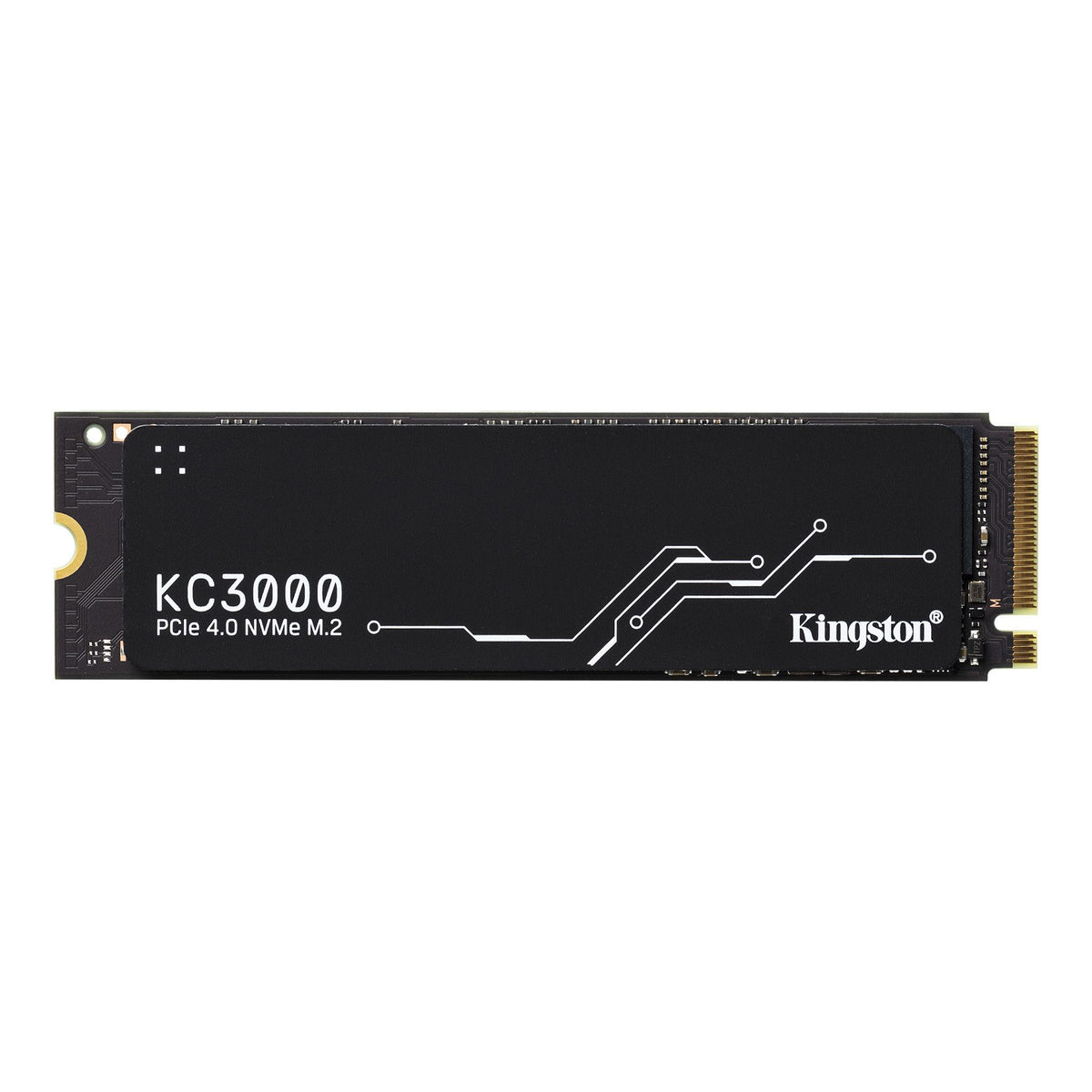 Kingston KC3000 1TB PCle 4.0 NVMe M.2 2280 7,000/6,000MB/s Random 4K 800TBW 3D TLC Phison E18 Low Profile Graphene Aluminium