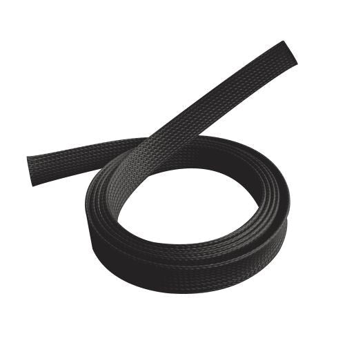 Brateck Braided Cable Sock (40mm/1.6' Width) Material Polyester Dimensions1000x40mm - Black (LS)