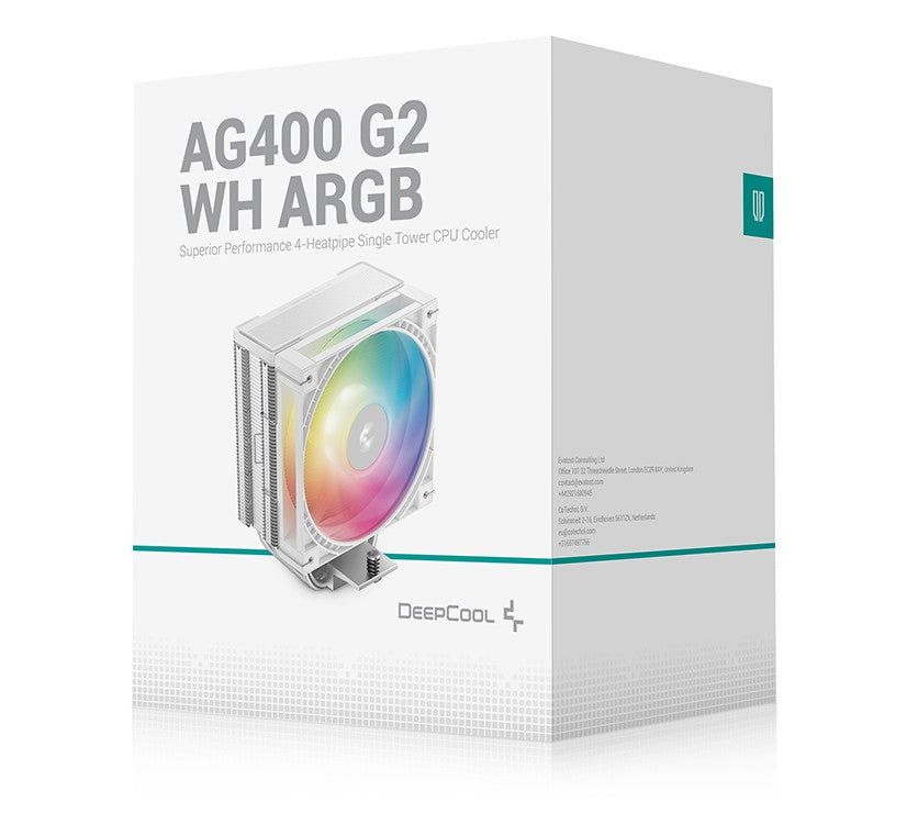 DEEPCOOL AG400 Processor CFD-AG400-ARGB-G2-WH