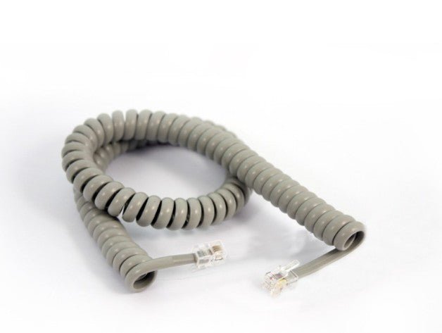 Fanvil curly cord for V67/V65 series headset, curve,gray