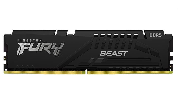 Kingston 16GB (1x16GB) DDR5 5600MT/s CL40 FURY Beast Black XMP Memory