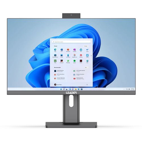 Leader Visionary AIO, 23.8' FHD, Intel i5-13420H, 16GB DDR4, 1TB NVMe SSD, Wi-Fi 6, 2M Camera, VESA, 1 Year Warranty, Windows 11 Home, Keyboard & Mous