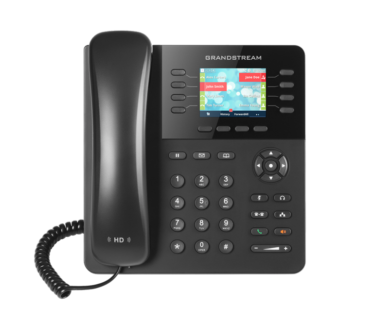 Grandstream GXP2135 *LS* Grandstream GXP2135 8 Line IP Phone, 4 SIP Accounts, 320x240 Colour LCD Screen, HD Audio, Built-In