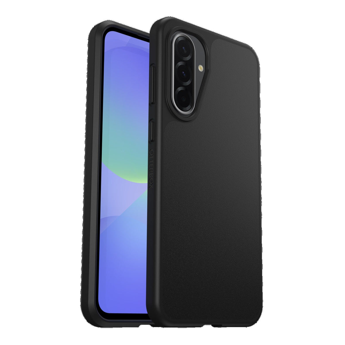 OtterBox React Samsung Galaxy A36 5G (6.7') Case Black - (77-97780), Antimicrobial, DROP+ Military Standard, Raised Edges, Hard Case, 7 Years Warranty