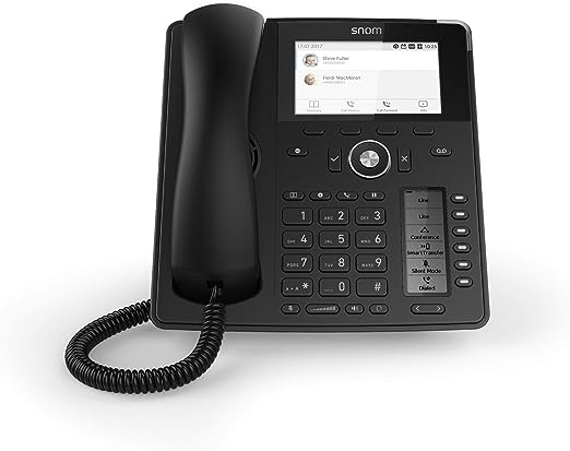 Snom D785 D785 IP Phone, SmartScreen, 12 SIP Identities, Bluetooth, USB, 48 Self-Labelling Keys, HD Audio Quality IPS-D785