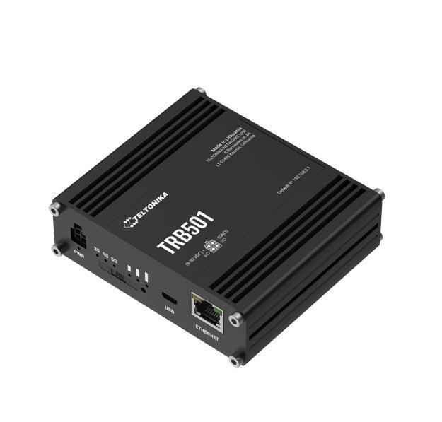 Teltonika TRB501 TRB501 Industrial 5G Gateway, Ultra-high Cellular Speeds of up to 1 Gbps, Backward Compatible with 4G (LTE