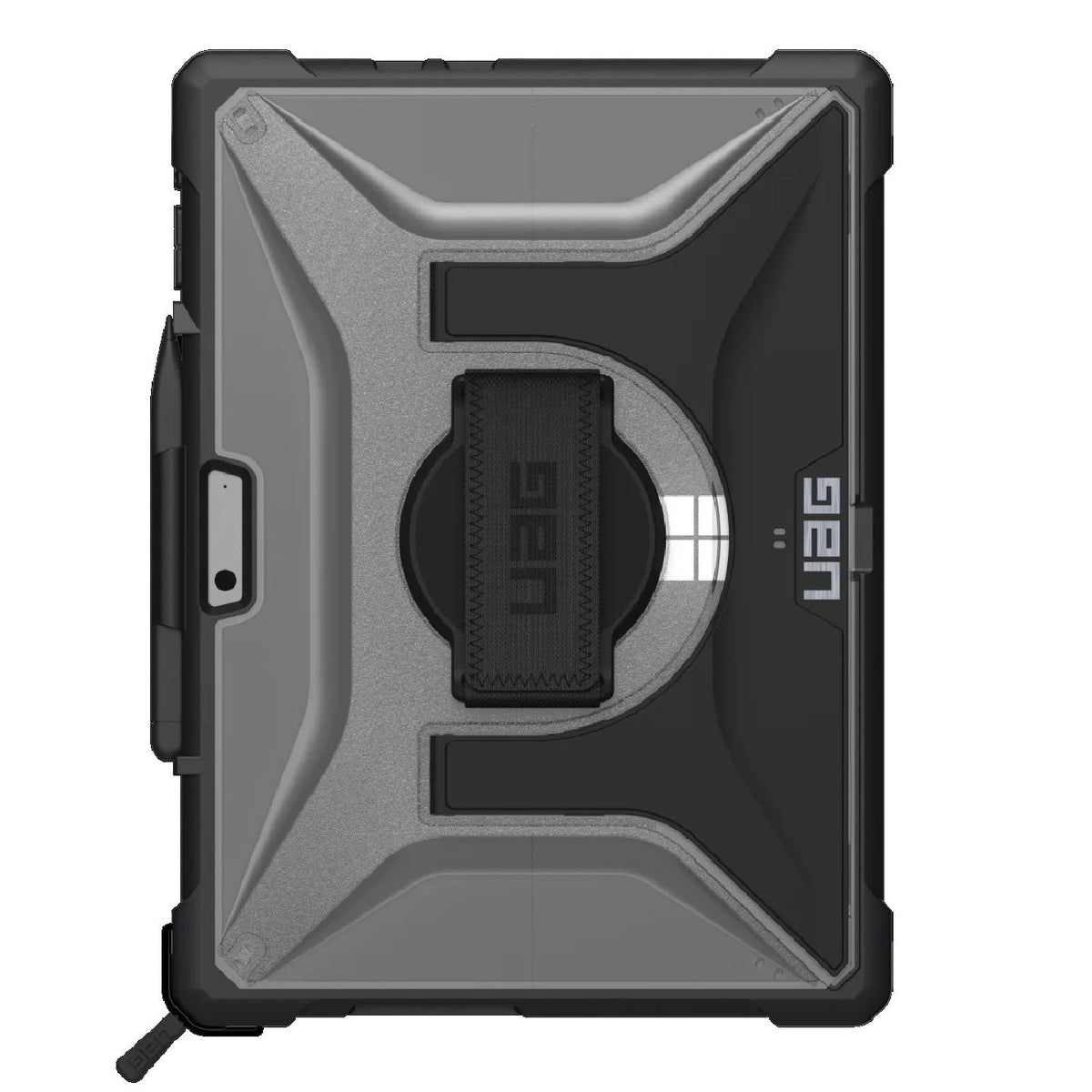 UAG Plasma Microsoft Surface Pro 11/Pro 10/Pro 9 Hand & Shoulder Strap Rugged Case -Ice (324012114343), DROP+ Military Standard, 10 Years Warranty