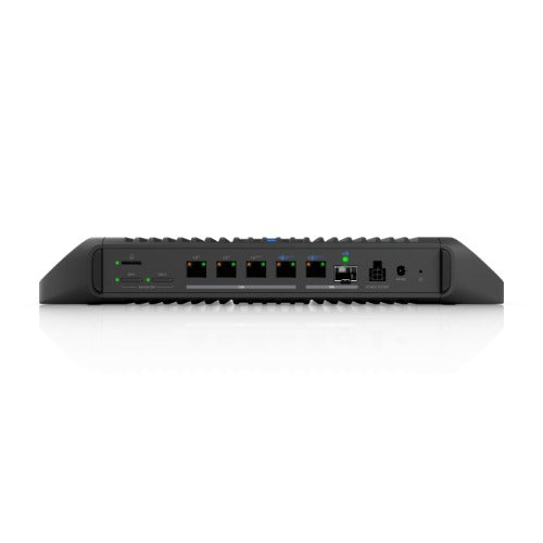 Ubiquiti 350W Cloud Gateway Industrial, Ruggedized, Fanless 10 GbE UniFi Cloud Gateway Delivering 350W, High-Density PoE,