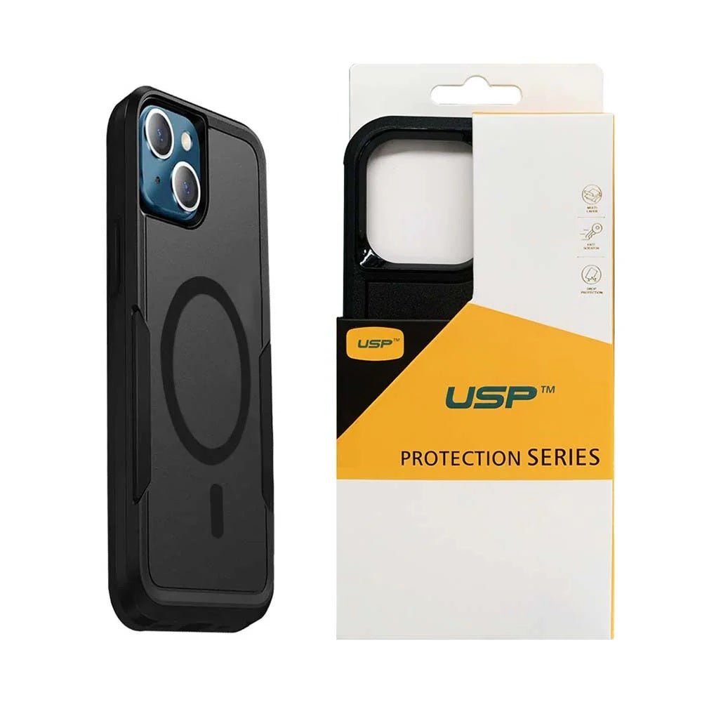 USP Apple iPhone 16 Pro Max (6.9') Armor Rugged Case With MagSafe Black - Military-Grade, Multi layers, No-Slip, Sleek, 3 Year Warranty