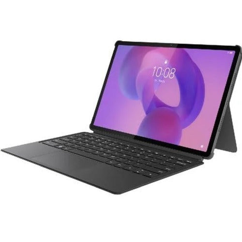 Lenovo Idea Tab Plus (12.1') Folio Keyboard - Luna Grey (ZG38C07532), Lightweight,Build-in holder, Ergonomic Typing Comfort,
