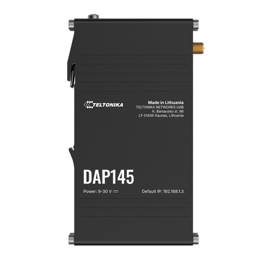 Teltonika DAP145 Industrial RS485 Wi-Fi 4 Access Point, Mesh-Ready with Fast Roaming & DIN-Rail Mount, Robust RS485-to-IP