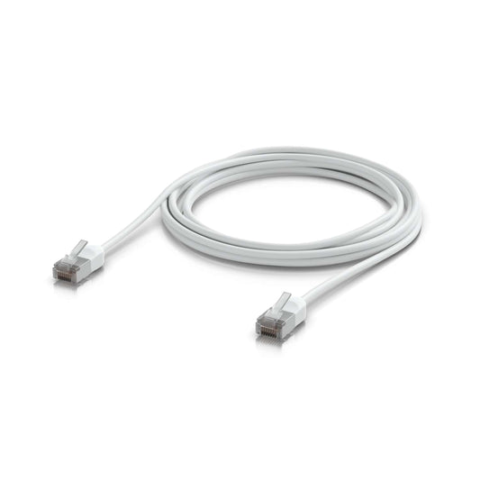 Ubiquiti UniFi Premium Patch Cable Outdoor, 5M, White, Ultra-thin, Rugged, Shielded Patch, Designed &Optimized, For 10 GbE