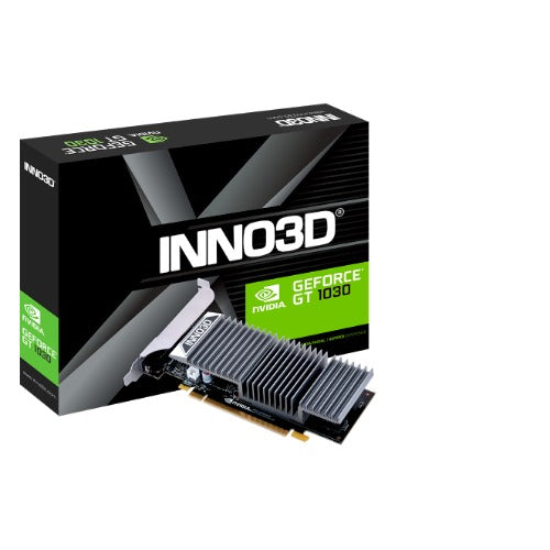 INNO3D GT1030 nVidia GeForce GT1030 2GB DDR5 1468MHz Boost 167x55mm 2 Slot VCI-GT1030-2GB