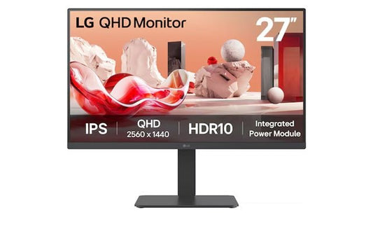 LG 27' 27U710B-B, IPS QHD 2560x1440, HDR10, 75Hz, 5ms, sRGB 99%, HDMI x2, DP 1.4, 5Wx2 speakers