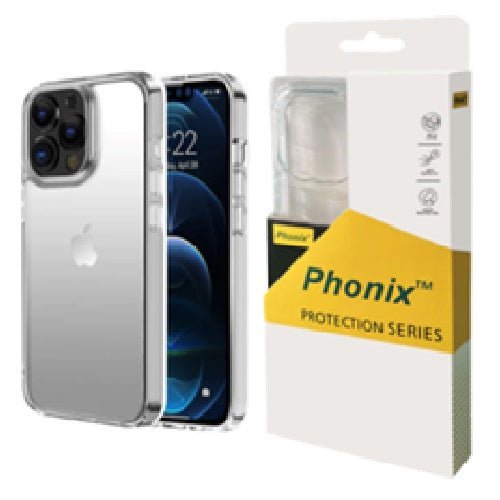 Phonix Apple iPhone 16e/ iPhone 15/ iPhone 14/ iPhone 13 (6.1') Clear Rock Shockproof Case - Ultra-thin, Lightweight, Crystal Clear,10 Years Warranty
