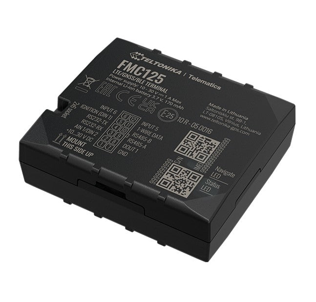 Teltonika FMC125 RS232 Interfaces and Backup Battery NHT-FMC125