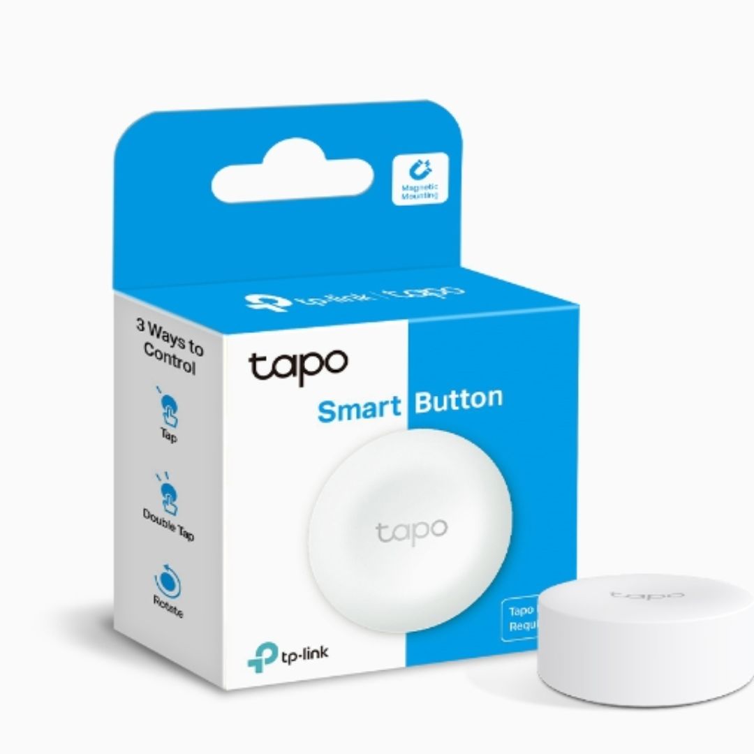 TP-LINK S200B Tapo Smart Button, Smart Customised Actions, Multiple Control, One-Click Alarm, Long Battery Life (Tapo S200B)
