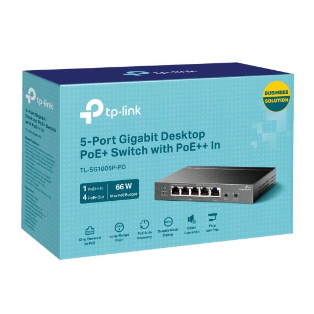 TP-LINK SG1005P-PD Desktop NWTL-SG1005P-PD