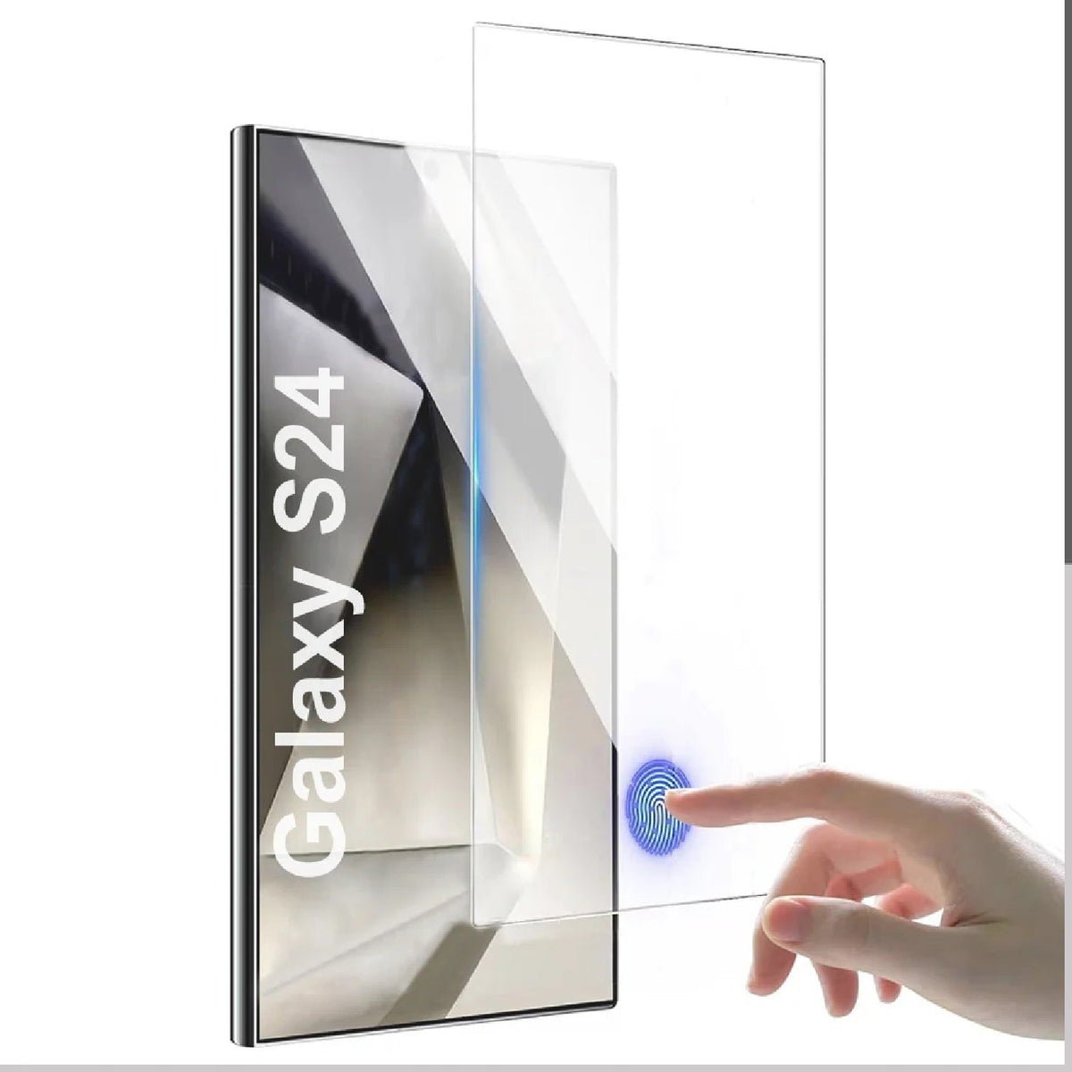USP Samsung Galaxy S25/ Galaxy S24 5G (6.2') Tempered Glass Screen Protector : Full Coverage, 9H Hardness, Bubble-free, 3 Years Warranty