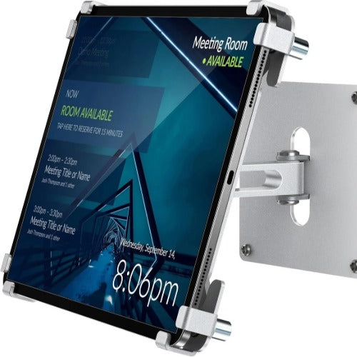 USP Universal Anti-Theft iPad & Tablet Wall Mount - Silver, 360° Rotation, Firts 9.7' to 13', Perfect for iPad & Galaxy Tab